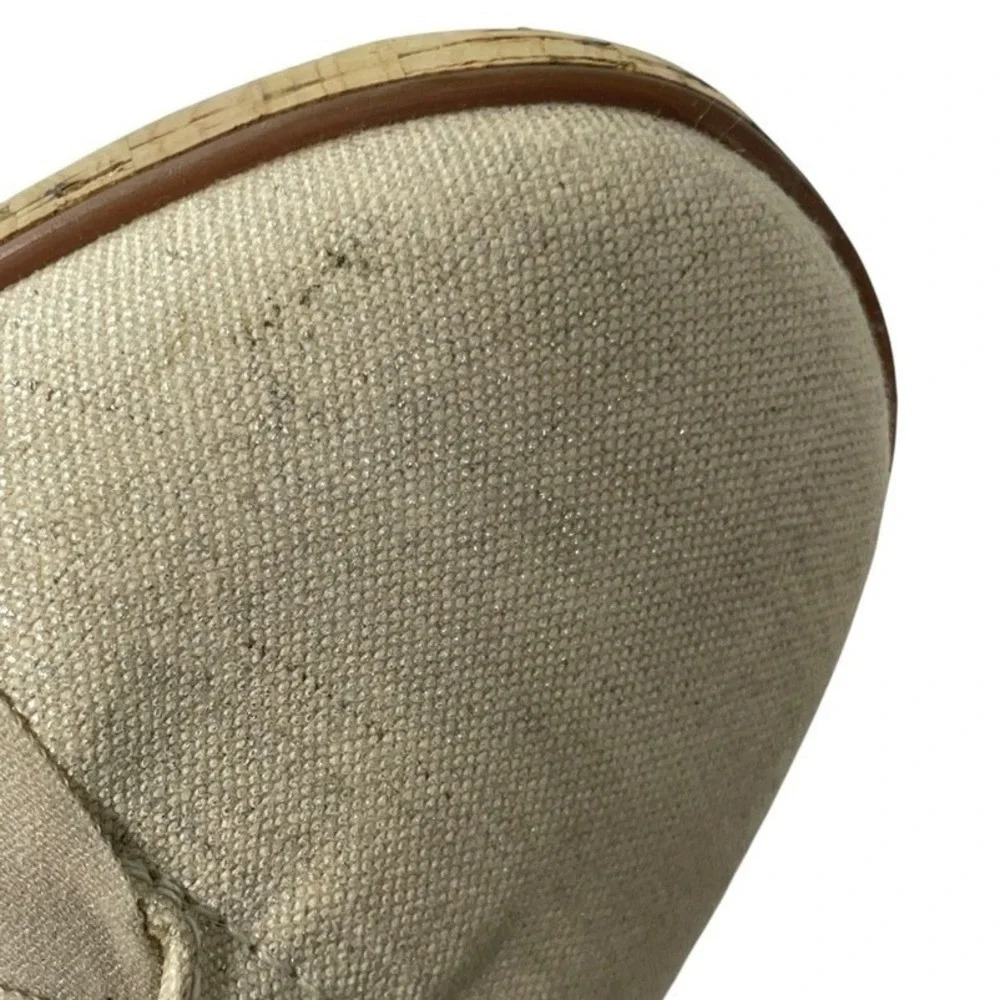 Keds Emme Espadrille Wedge Flats Canvas‎ Memory Deluxe Comfort Women's 8 *READ*